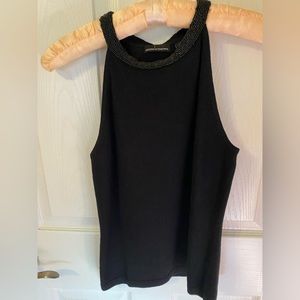 Moda International High Neck Knit Top